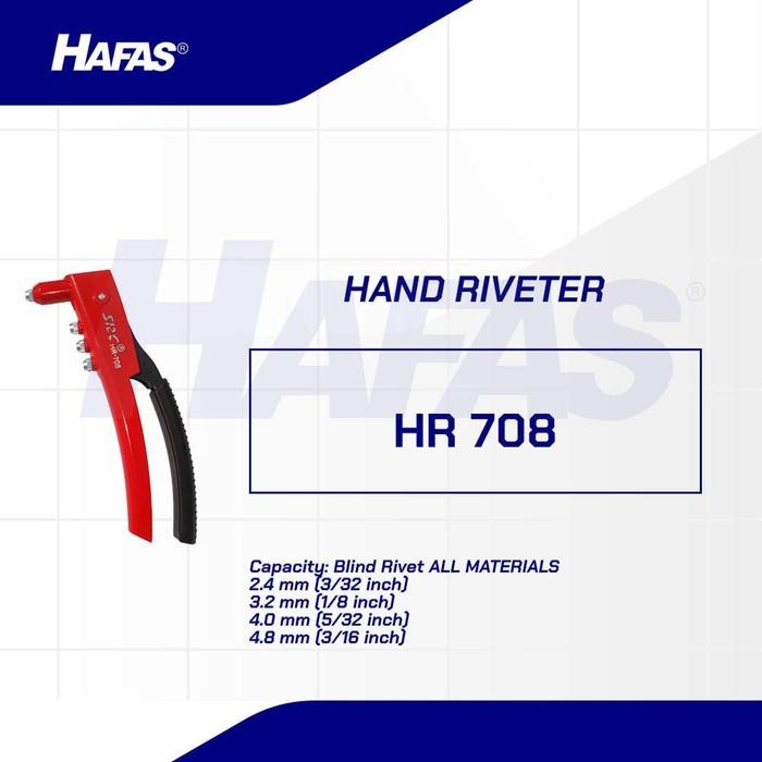 DISKON Hand Riveter, Tang Rivet SRC HR-708