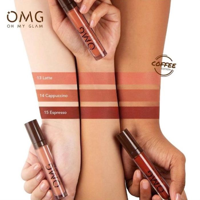 Omg Matte Kiss Lip Cream Coffee Edition