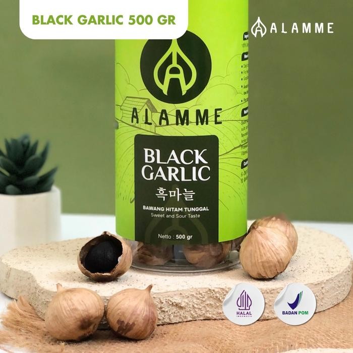 

DISKON Bawang Hitam Tunggal Black Garlic Alamme 500Gr READY STOCK