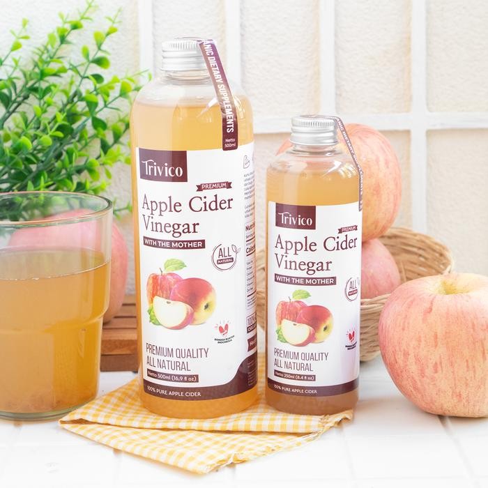 

Pilihan- Trivico Apple Cider Vinegar Cuka Apel With Inang