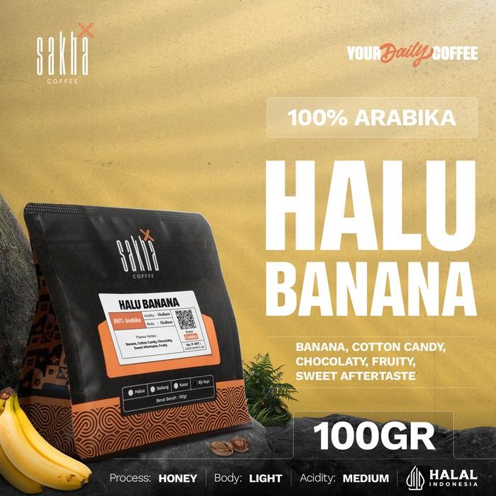 

Pilihan- Kopi Arabika Halu Banana Arabica Specialty Coffee Manual Brew 100 Gram