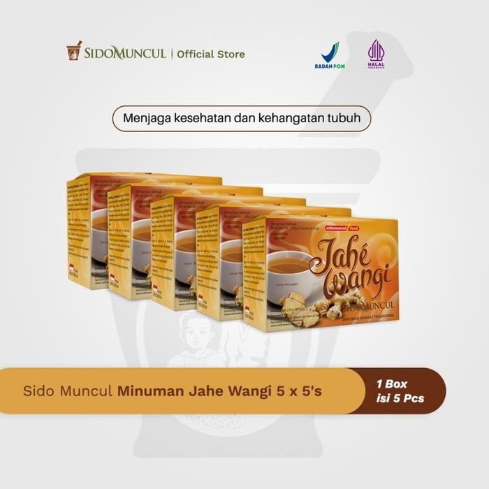 

Pilihan- Sido Muncul Minuman Jahe Wangi 5X5'S - Membantu Menghangatkan Badan