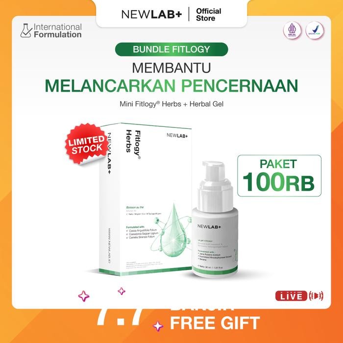 

Pilihan- [Paket 100Ribuan] Newlab Bundling 1 Box Fitlogy Mini Tea Drink + 1 Gel Herbal Herbal