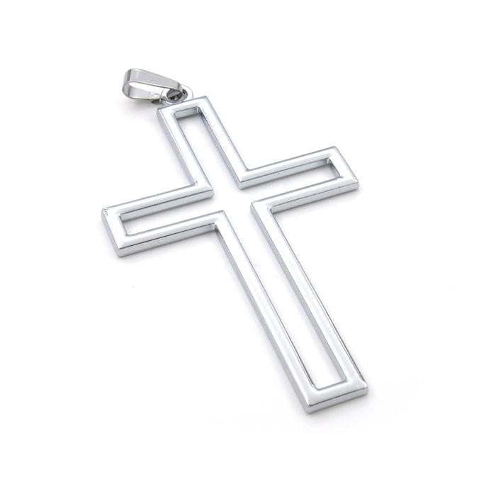 

ASLI Liontin Salib Besar Stainless Steel / Big Size Charm PL33 READY STOCK