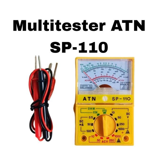 TERSEDIA MULTITESTER MANUAL MINI AVOMETER GRATIS BATERAI