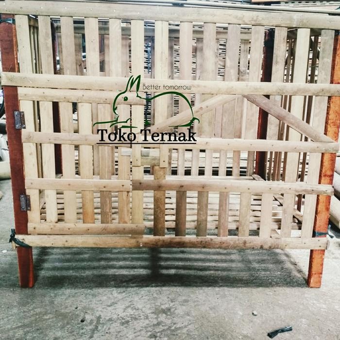 kandang ayam bambu rakit bongkar pasang