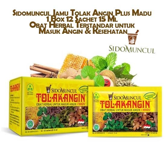 

Sidomuncul Jamu Tolak Angin Plus Madu 12 Sachet x 15ml - Herbal Terstandar Shopee Terlaris
