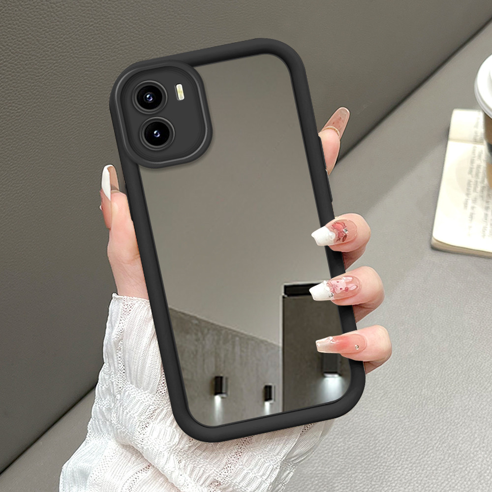 Casing Hp Untuk VIVO Y15S Y01 Y01A Y15A Y15C Cermin Softcase Case Phone Kesing Kosong 8000 JZ