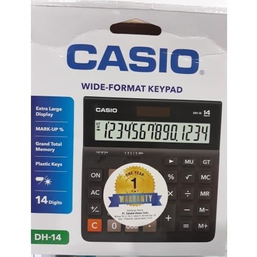 

Bisa Gosend! Kalkulator Calculator Calkulator Kalculator Print Casio 14 Digit Mh-14