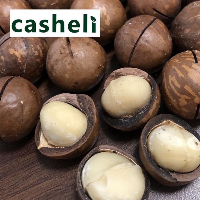 

casheli Roasted Macadamia Nuts Kacang Milky Flavor Camilan Rasa Susu Food Snack snacks jajan Makanan