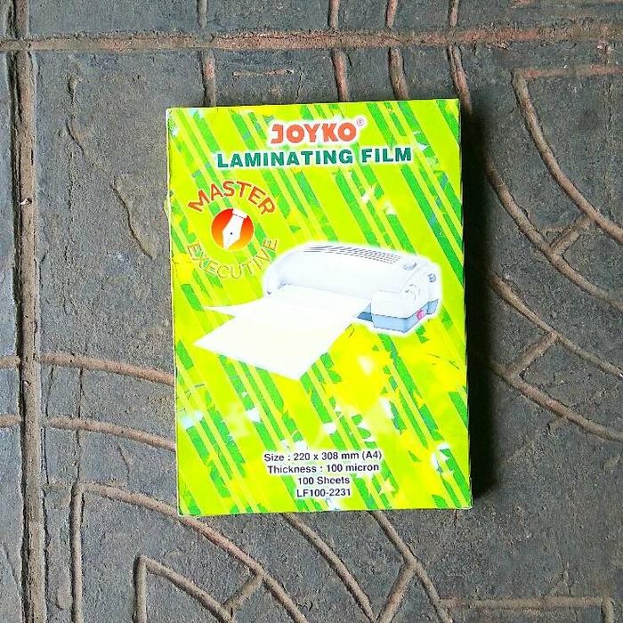 

Pilihan- Joyko Laminating A4 Plastik 100 Mikron / 220 X 308 Mm Lf100-2231