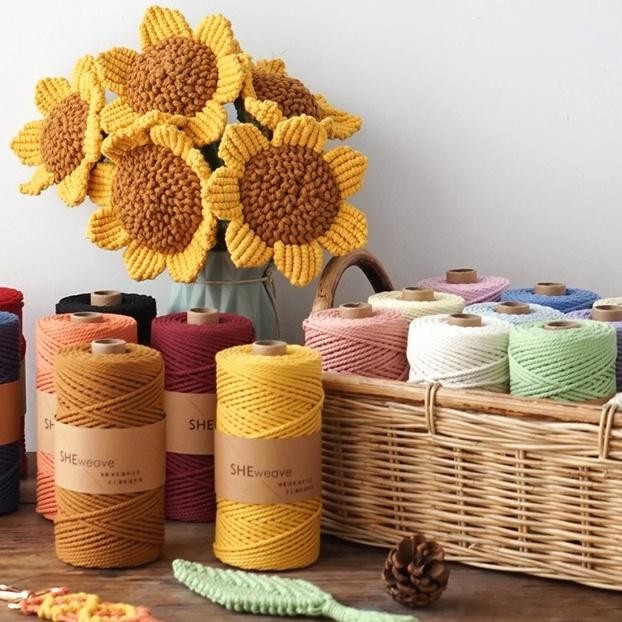 

TALI MACRAME KATUN PREMIUM 3MM TWISTED MACRAME KODE 833