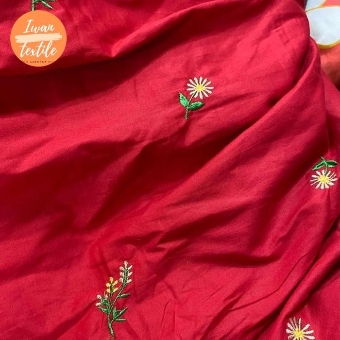 

PROMO KAIN KATUN BORDIR IMPORT / BAHAN MUKENA BAJU GAMIS BLOUSE DRESS KODE 716