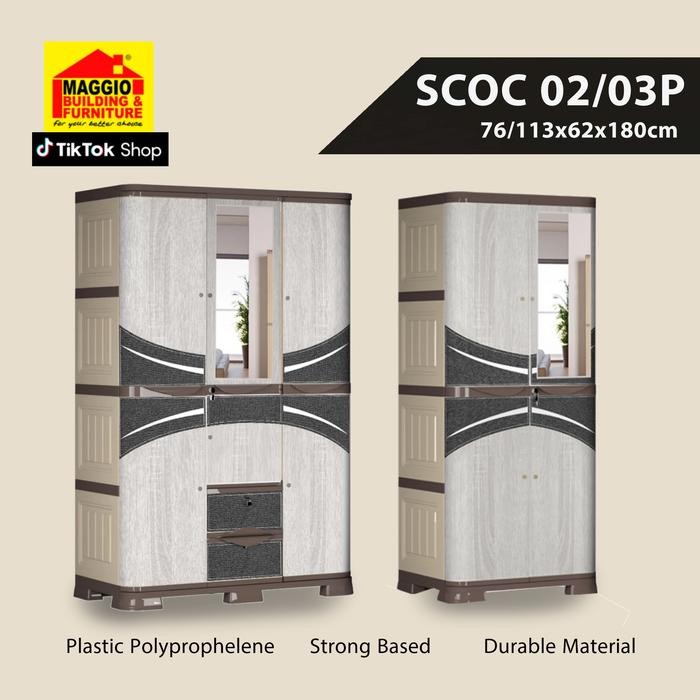 Pilihan- Lemari Pakaian Plastik - Lemari Pakaian Plastik 3 Pintu - Lemari Plastik 2 Pintu -