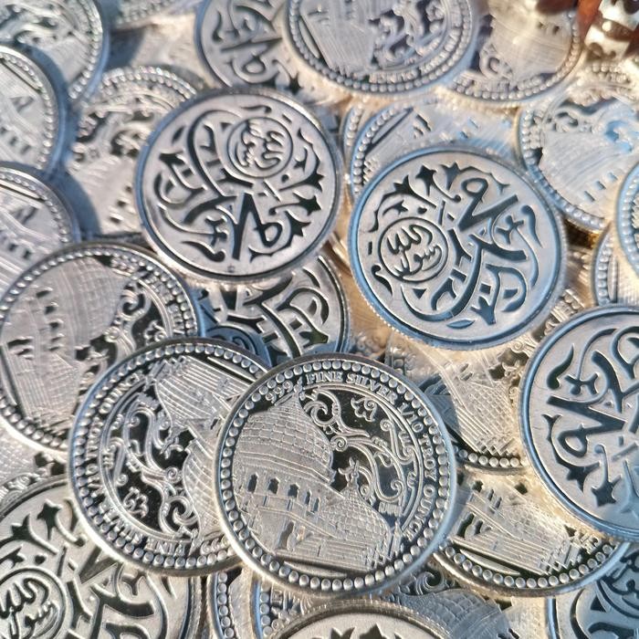 Bisa Termin Koin 1 Dirham Sala 3.11Gr Fine Silver 999 1 Per 10 Troy Ounce Perak