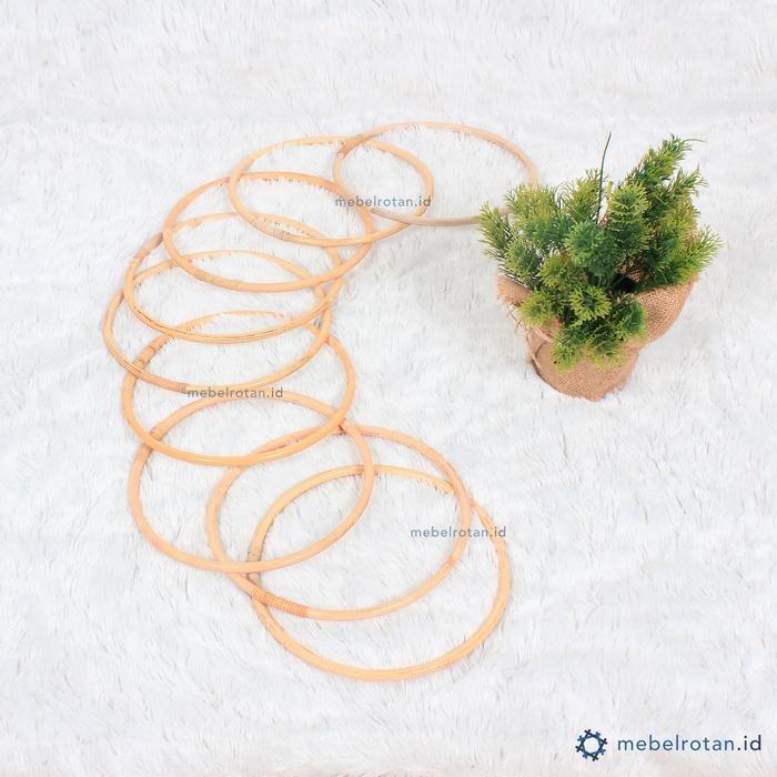 BERKUALITAS 50CM RING ROTAN LINGKARAN ROTAN DREAM CATCHER ROTAN
