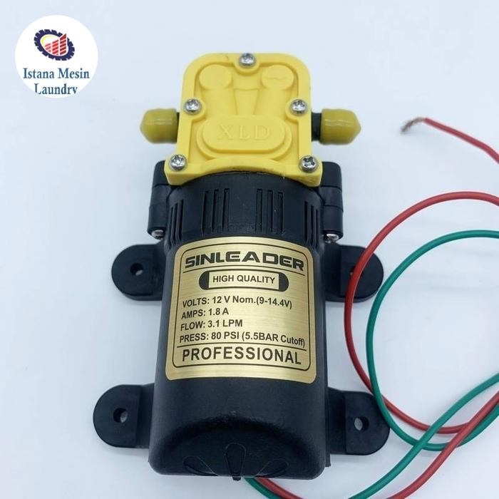 pompa DC 12volt sinleader pum SL- 4500 otomatis bertekanan tinggi