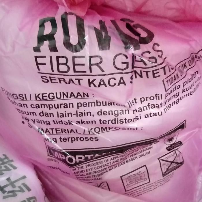 DISKON Aplus Roving Aplus rofing Serat Kaca Fiber Glass 18 kg untuk Nyetak Lis Gypsum Profil GRC &