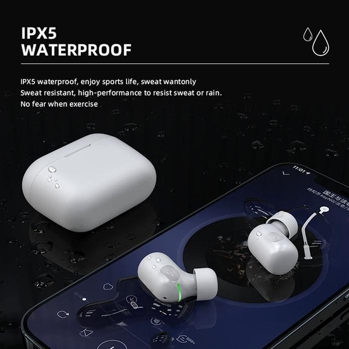 SOUNDTECH S16 TWS Wireless Earphone Bluetooth 5.1 Touch - Black