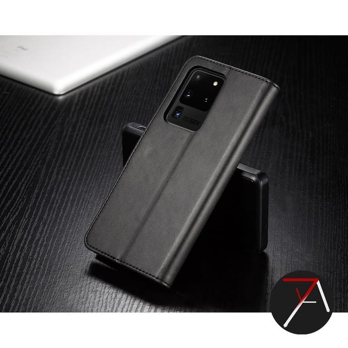 Samsung S20 Ultra S20Ultra Flip Wallet Dompet Kulit Leather Cover Case