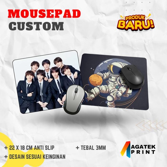 Mousepad Custom Mouse Pad Satuan