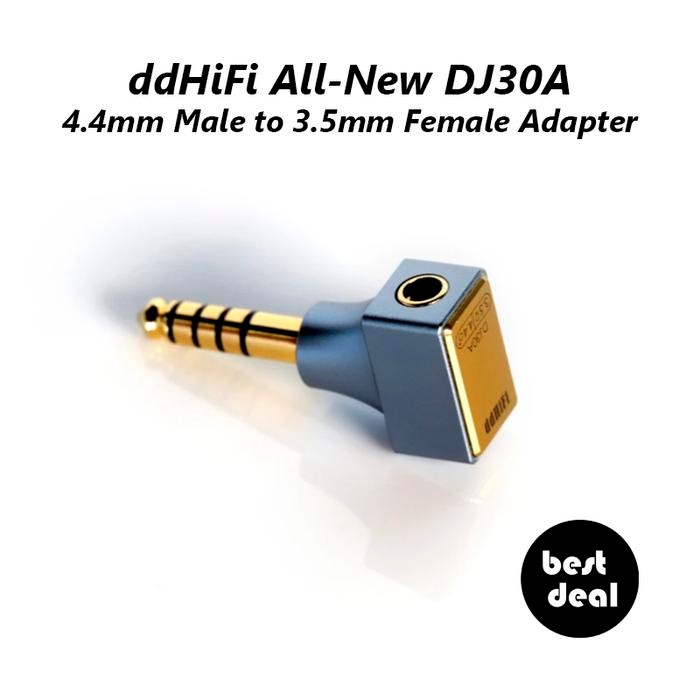DJ30A 3.5MM TO 4.4MM ADAPTOR (FEMALE 3.5 TO 4.4 MALE JACK ADAPTER)