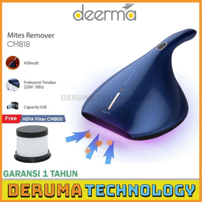 HOT PROMO Deerma CM818 Vacuum Cleaner Vacum Pembasmi Kutu Tungau Kasur CM800