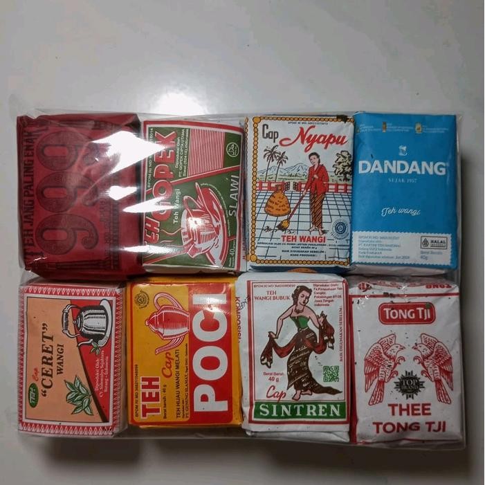 

Promo Teh Racikan Khas Solo Paket 8Pcs L Teh 999, Teh Gopek, Teh Nyapu Biru,Teh Dandang Biru,Teh