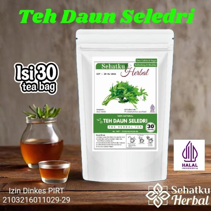 

Promo Sehatkuherbal Teh Daun Seledri Isi 30 Tea Bag Tbk