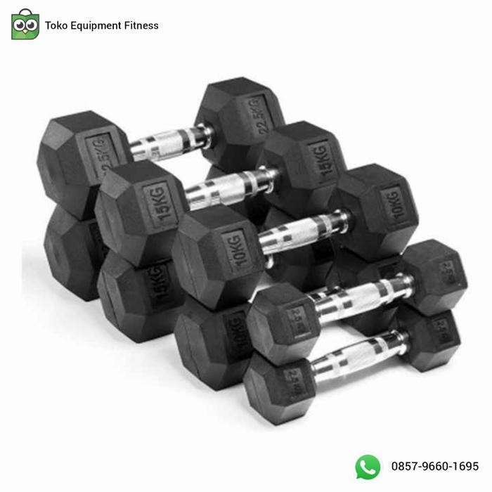 IRONBULL Dumbell Hexagonal Set 2,5Kg - 20Kg