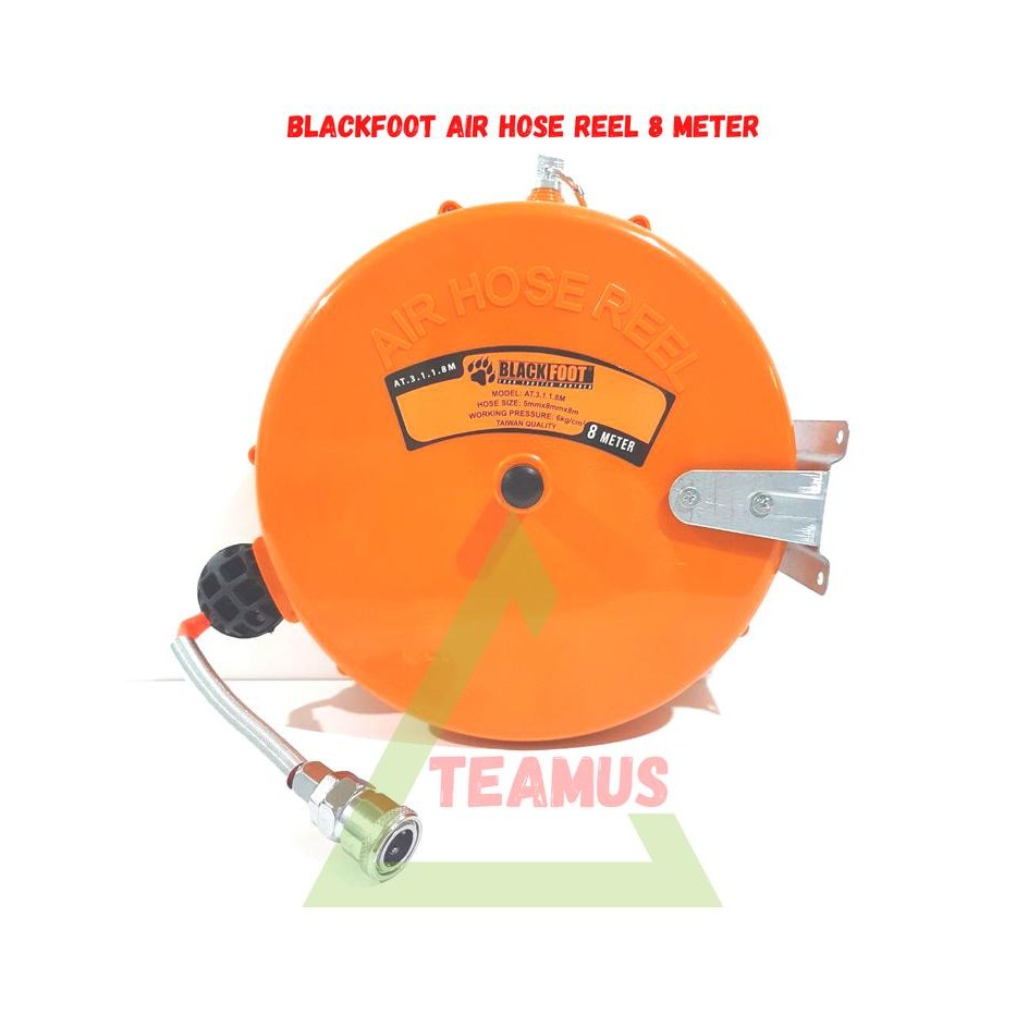SELANG KOMPRESOR 8 METER AIR HOSE REEL BLACKFOOT 8 METER