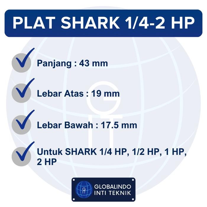 PLAT KLEP VALVE PLATE KOMPRESOR ANGIN SHARK 1/4 HP 1/2 HP 1 HP 2 HP