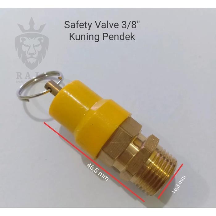SAFETY VALVE 3PER8 INCH KOMPRESOR ANGIN