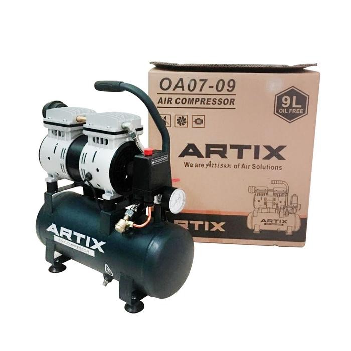 KOMPRESOR LISTRIK ANGIN TANPA OLI ARTIX OIL LESS COMPRESSOR OA 07-09
