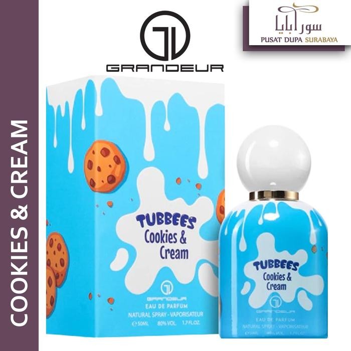 PARFUM ASLI ARAB ORIGINAL PREMIUM GRANDEUR TUBBEES SCENTS/COOKIES & CREAM