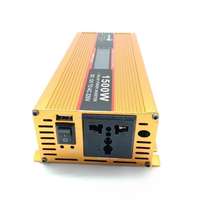 POWER INVERTER LED SUNPRO PI-1500 INVERTER DC KE AC 1500W MERK SUNPRO POWER INVERTER BAGUS PI1500