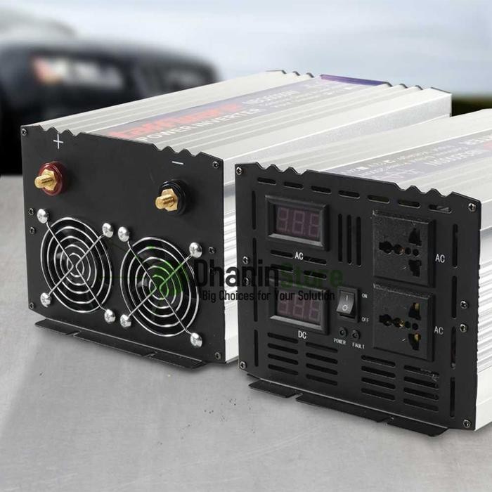 POWER INVERTER MOBIL DC 12V TO AC 220V PURE SINE WAVE PSW 5000 WATT