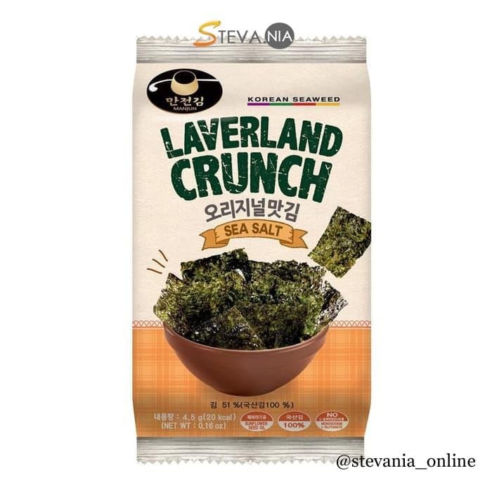 

MANJUN LAVERLAND CRUNCH KOREAN SEAWEED ISI 3PACK