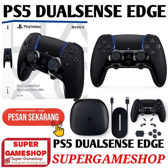 PS5 Dualsense Edge Wireless Controller Stik PS5 Dualsense Edge Midnight Black Dualsense Edge