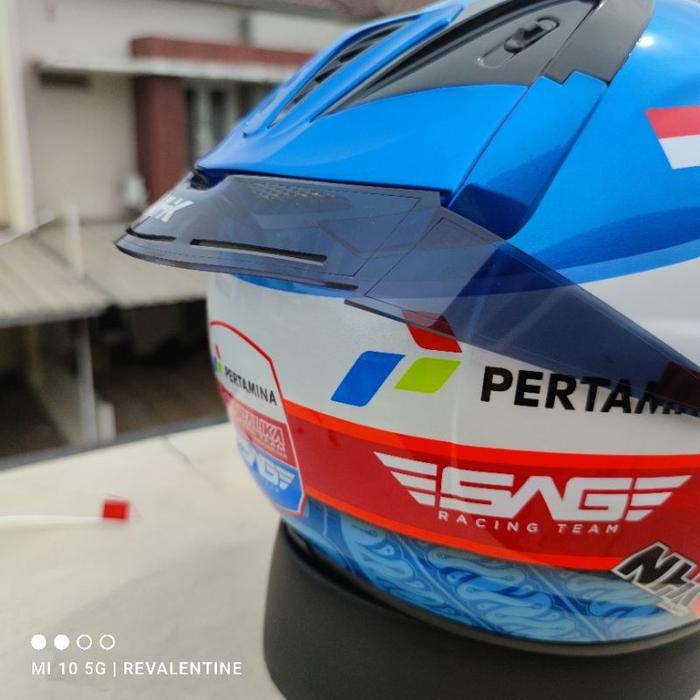Spoiler NHK R6 aksesoris variasi paket ganteng Helm Half Face NHK