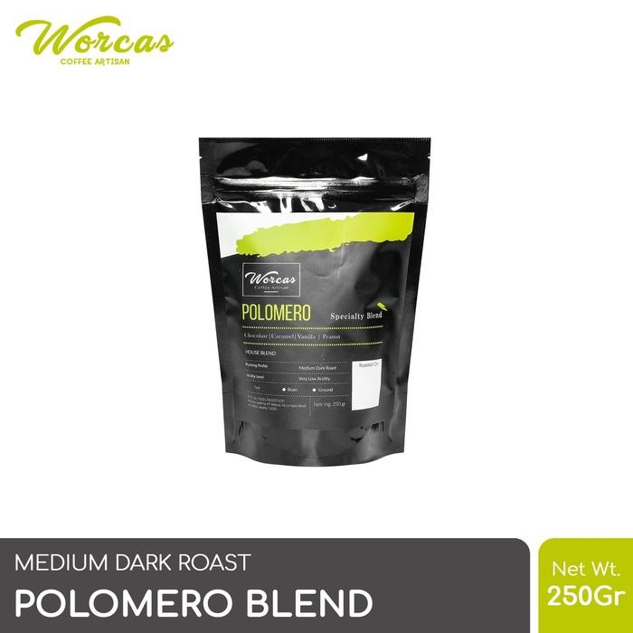 

WORCAS House Blend Polomero 250 Gram Medium Dark Roast