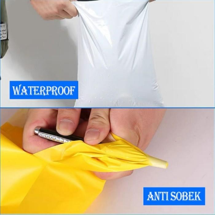 

[25X40] POLYMAILER PLASTIK PACKING GLOSSY POLIMAILER ISI 100 PCS KODE 289