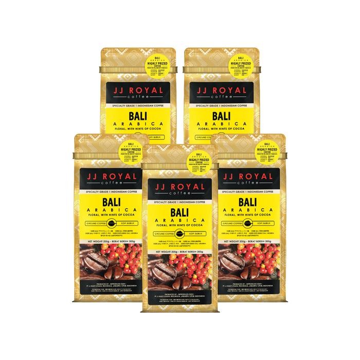 

Bundling 5 JJ Royal Coffee Bali Arabica Bag 200gr