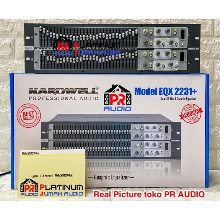 Equalizer HARDWELL EQX 2231+ / EQX2231+ (ORIGINAL) Dual 31 Band + SUB