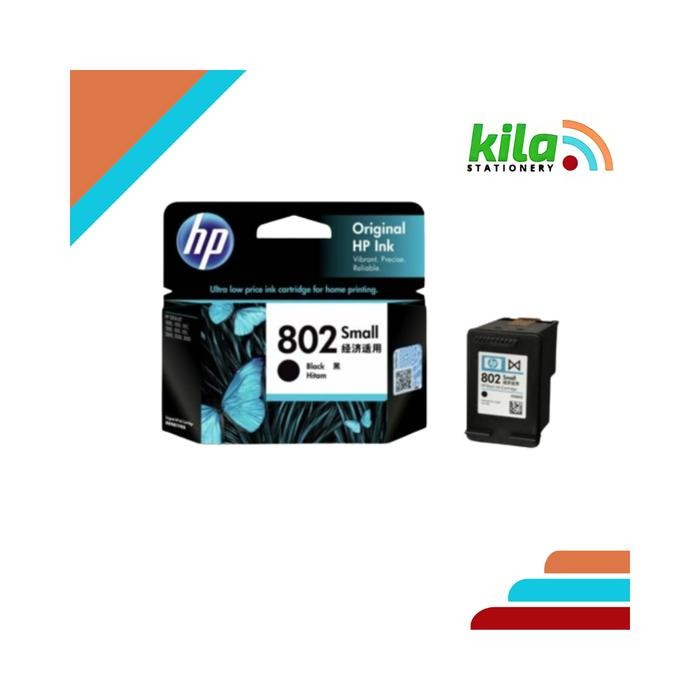 Tinta HP 802 Black = Deskjet 1000,1010, 1050, 1510, 2000, 2050, etc
