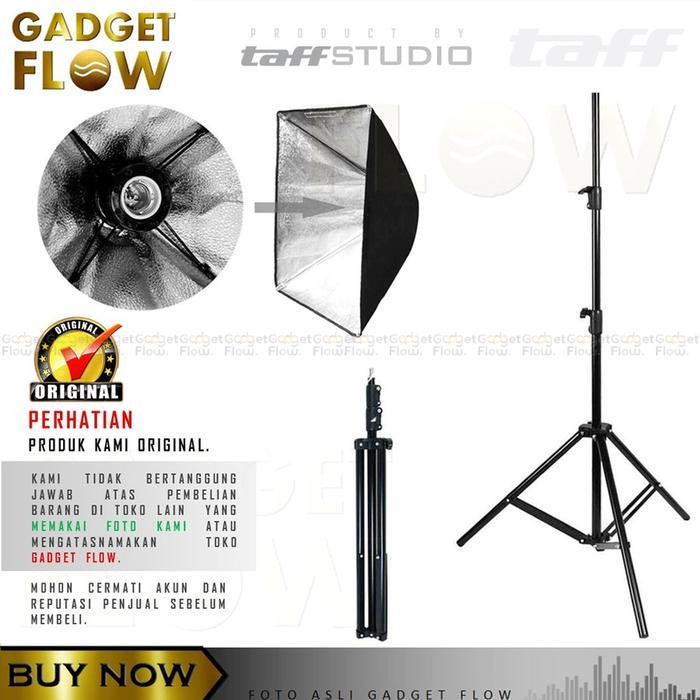 Paket Softbox Payung Diffuser Fotografi Lighting Tripod Taffstudio