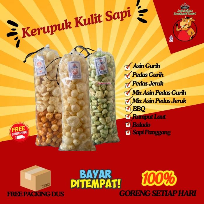 

DOROKDOK VIRAL/KERUPUK KULIT SAPI ASLI