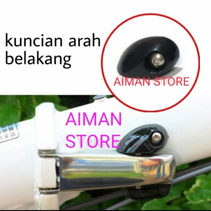 Kunci/Penguat Frame Sepeda Lipat Folding Bike Frame Lock Dahon Fnhon #Gratisongkir