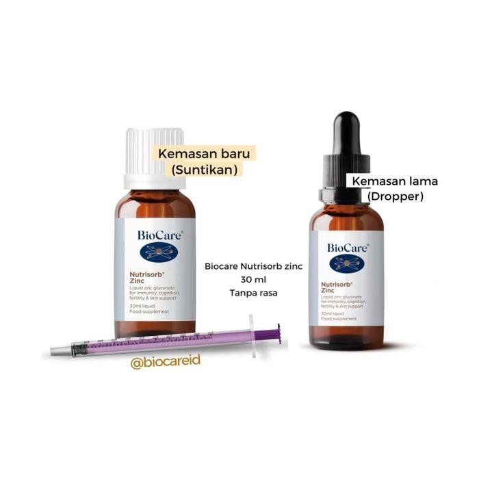 BIOCARE NUTRISORB ZINC BIOCARE ZINC 30 ML