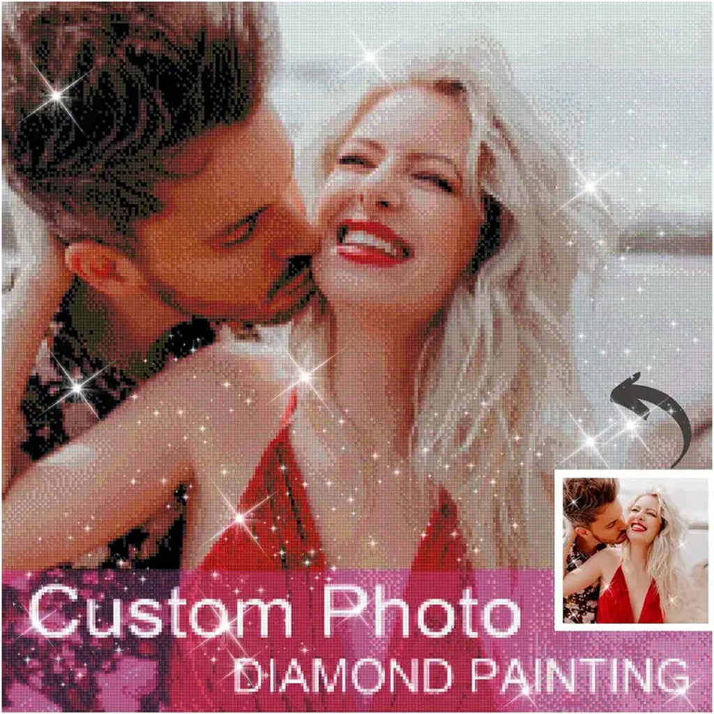Custom Diamond Painting Service Upload Your Photo And We'Ll Create A Diamond Painting For You